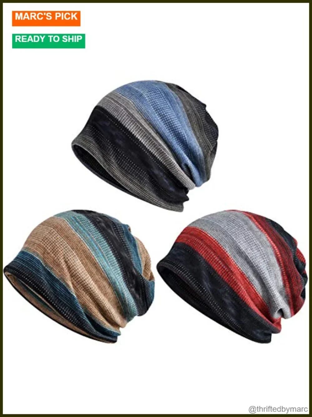 Slouchy Dwarf Beanie Hat - Breathable Cotton Sleep Cap Chemo Headwear